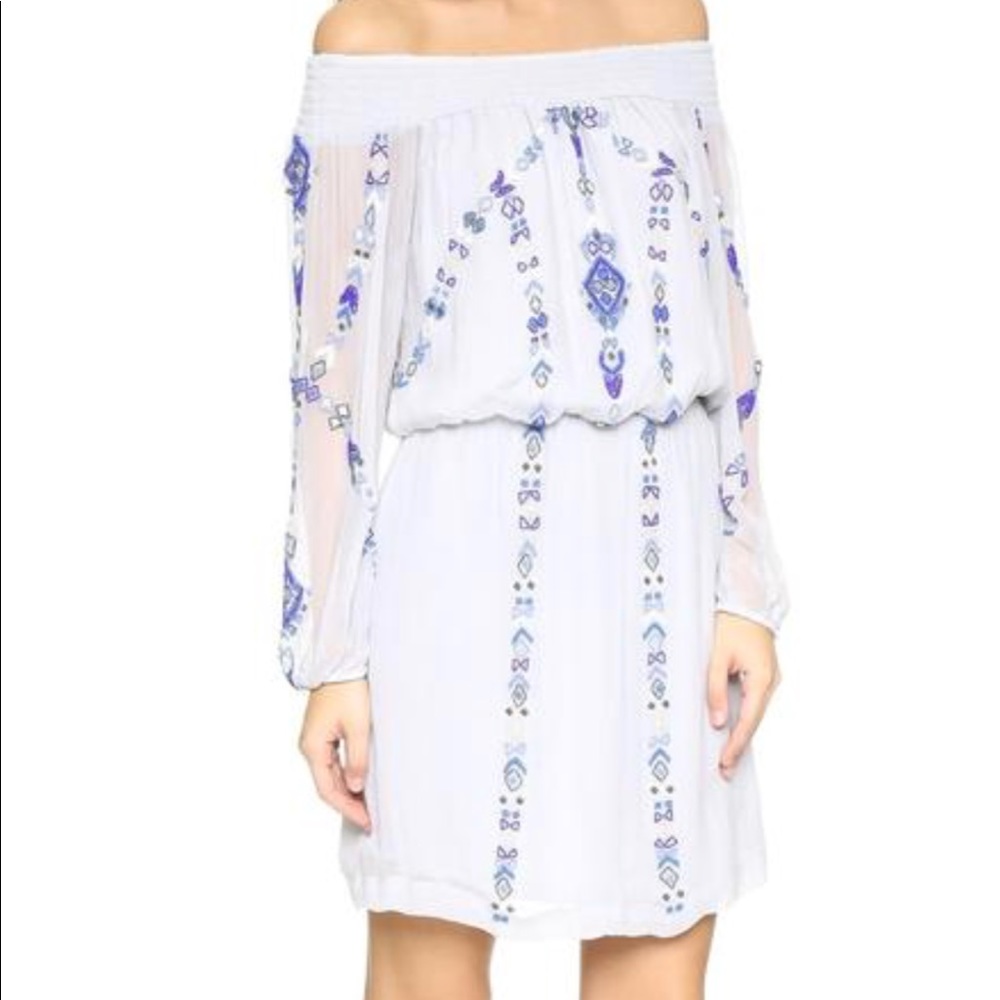 ❤️Parker -Beaded Off Shoulder Embellished Boho dress - Picture 1 of 6